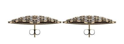 Diamond Crescent Earrings - Jewelslane