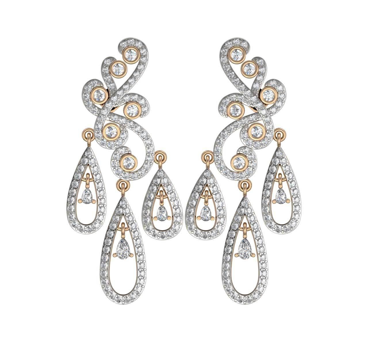 Diamond Earrings Haute Couture - Jewelslane