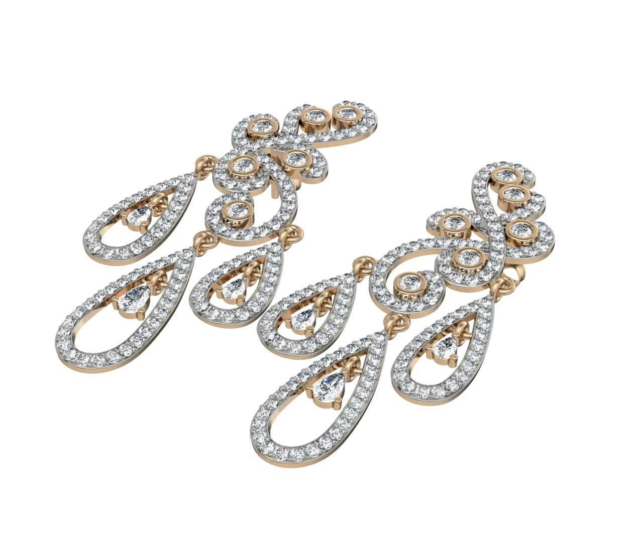 Diamond Earrings Haute Couture - Jewelslane