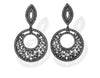 Diamond Earrings in Silver - Jewelslane