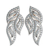 Diamond Leaf Earrings - Jewelslane