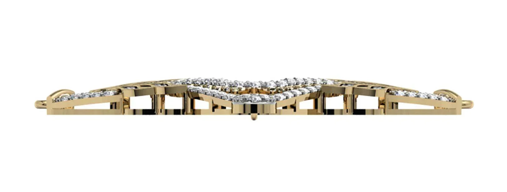 Diamond Mangalsutra Pendant - Jewelslane