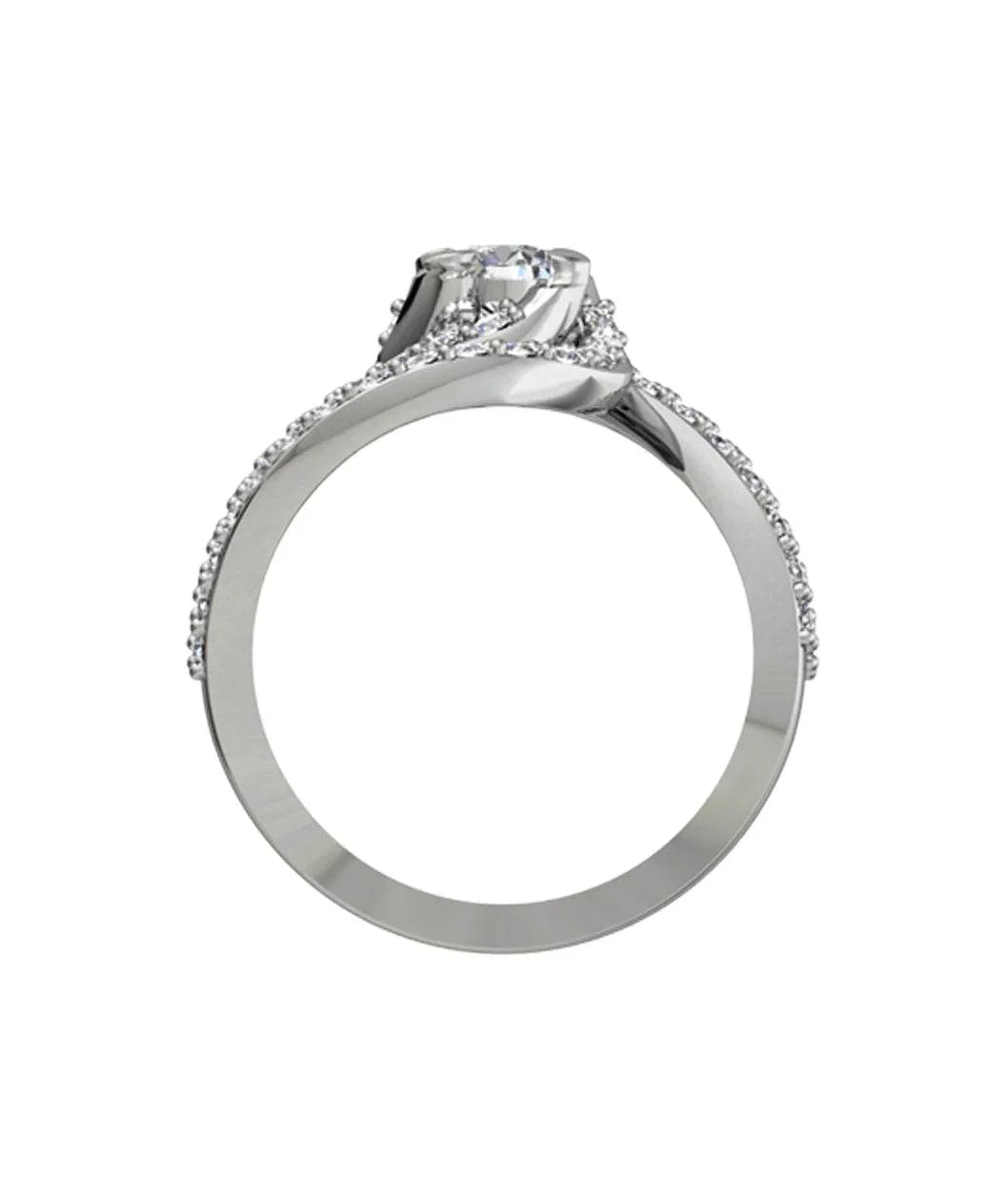 Diamond Solitaire Engagement Ring - Jewelslane