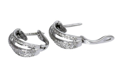 Hoop Earrings with Diamonds - Jewelslane