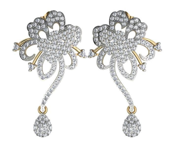 Dressy Diamond Earrings - Jewelslane