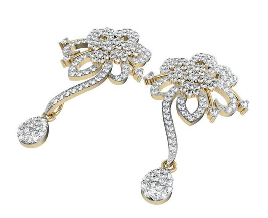 Dressy Diamond Earrings - Jewelslane