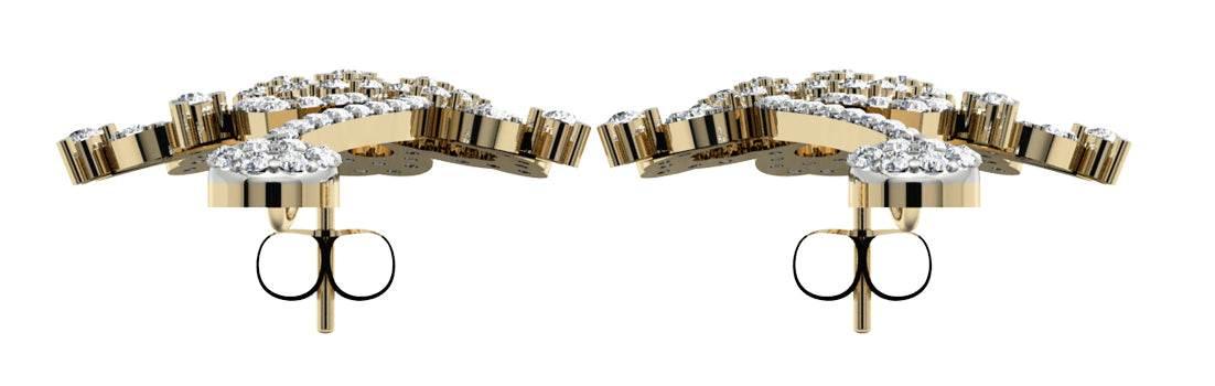 Dressy Diamond Earrings - Jewelslane
