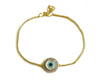 Distinctive New Evil Eye bracelet in gold - Jewelslane