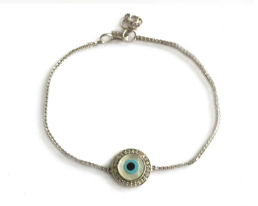 Distinctive New Evil Eye bracelet in gold - Jewelslane