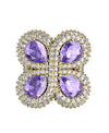 Enchanting Tanzanite & diamond Cocktail ring - Jewelslane
