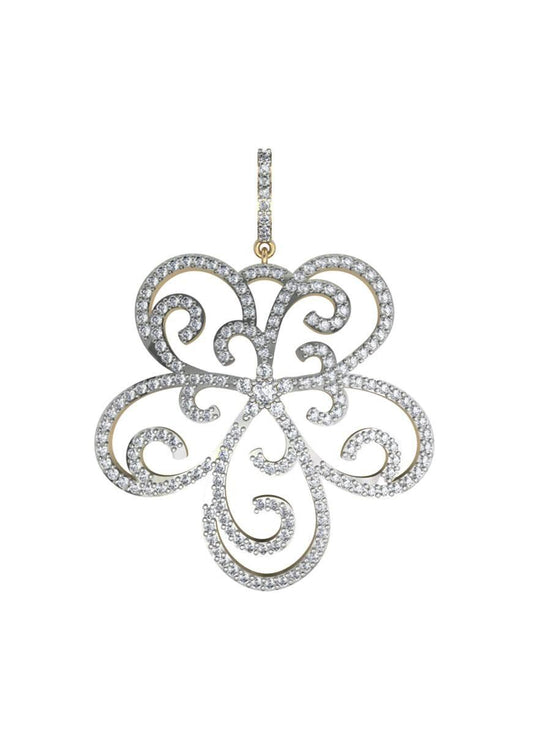 Ethereal Design Diamond Pendant Primary Image