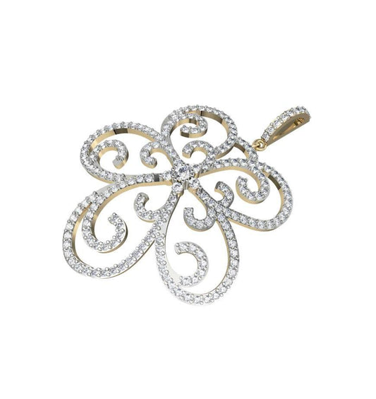 Ethereal Design Diamond Pendant Additional Image 1