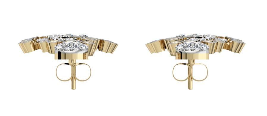 Exquisite Diamond Dangle earrings - Jewelslane