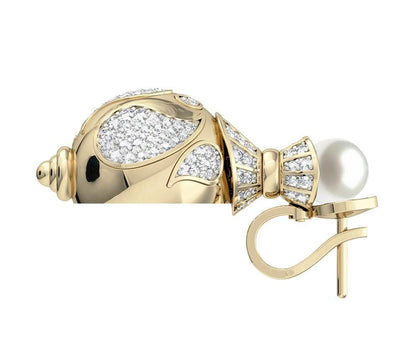 Fetching Pearl & Diamond Earrings - Jewelslane