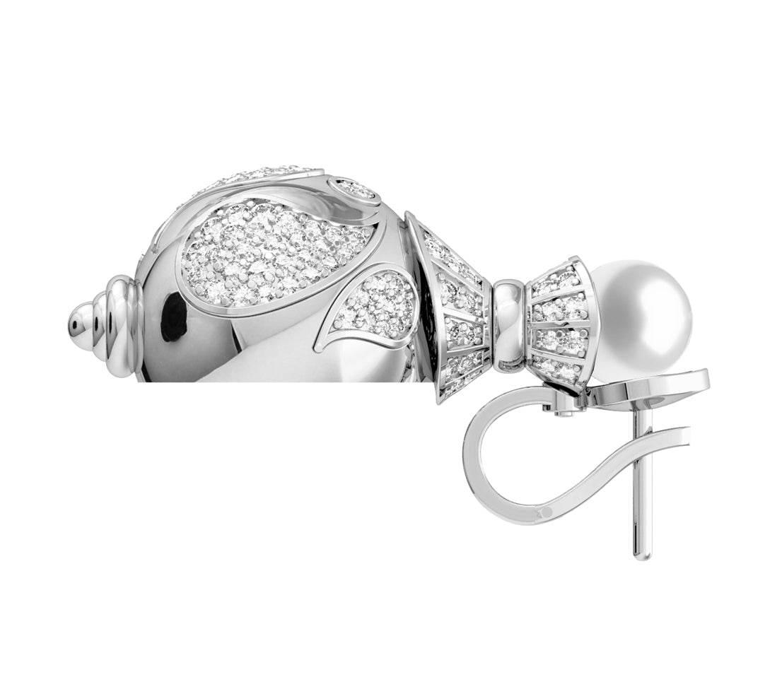 Fetching Pearl & Diamond Earrings - Jewelslane