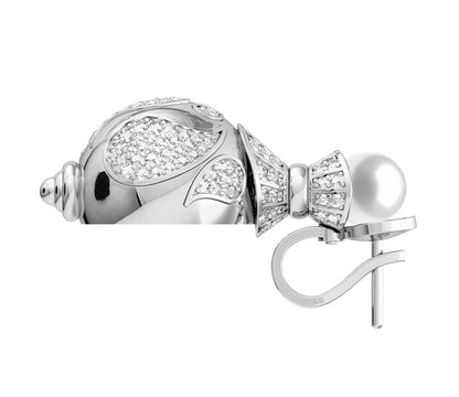 Fetching Pearl & Diamond Earrings - Jewelslane