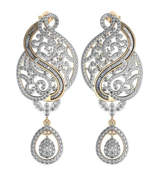 Formalwear Diamond Earrings - Jewelslane