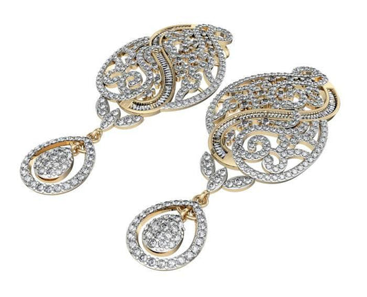 Formalwear Diamond Earrings - Jewelslane