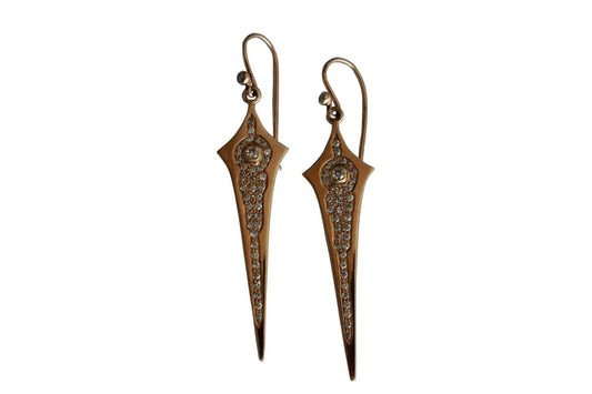Diamond Earring in Gold - Jewelslane