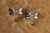 Diamond Earrings Dragonfly Design - Jewelslane