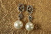 Diamond Earring with Pearl - Jewelslane