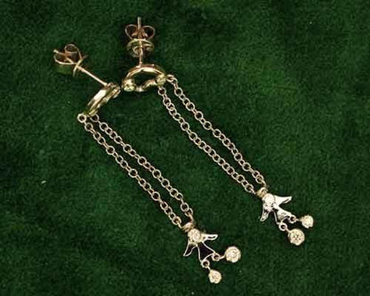 Diamond Angel Earrings - Jewelslane