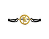 Auspicious Hanuman Bracelet in Gold with single diamond - Jewelslane