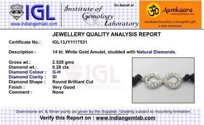 Infinity Symbol Bracelet in Gold With Diamonds - Jewelslane