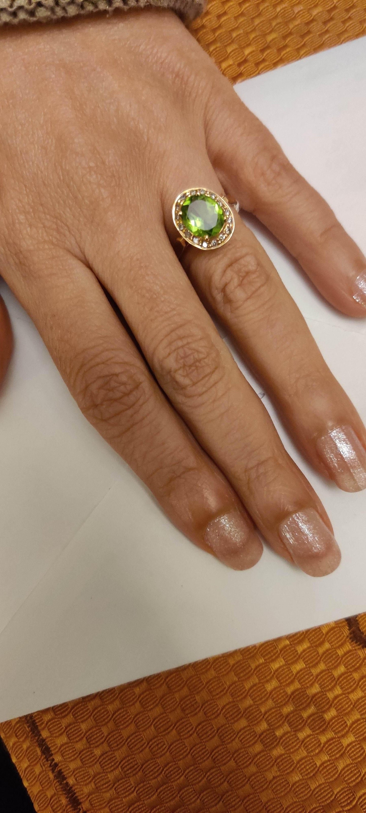 Peridot Ring in Gold - Jewelslane
