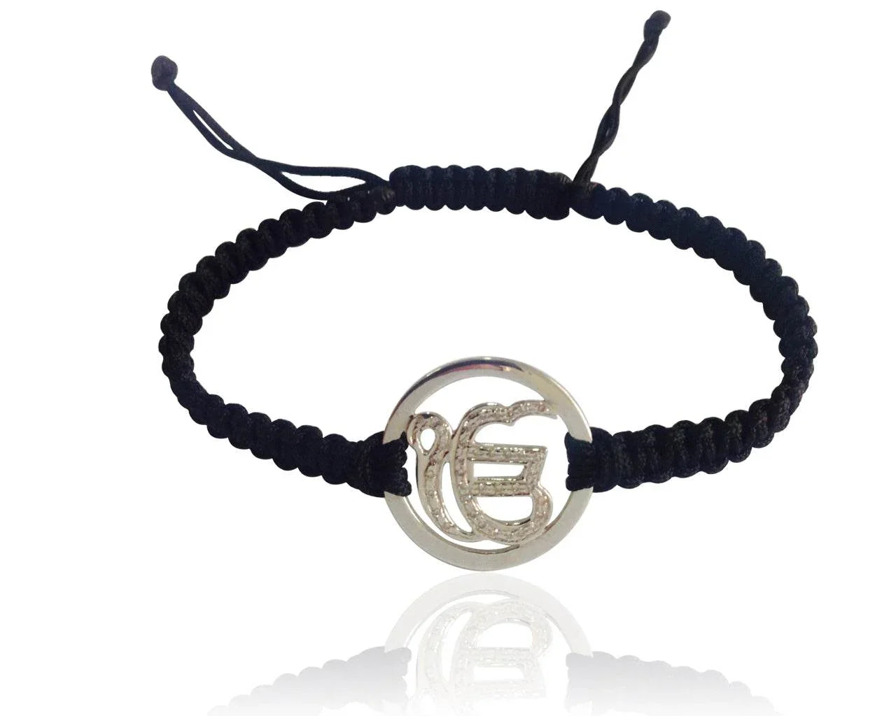 Ik onkar Diamond Bracelet - Jewelslane