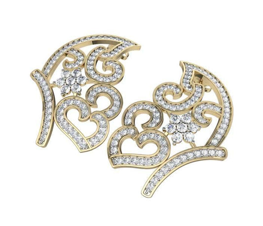 Imposing Diamond Earrings - Jewelslane