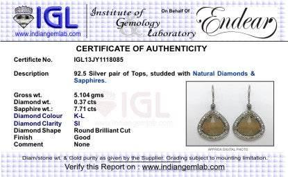 Multi Sapphire Earring - Jewelslane