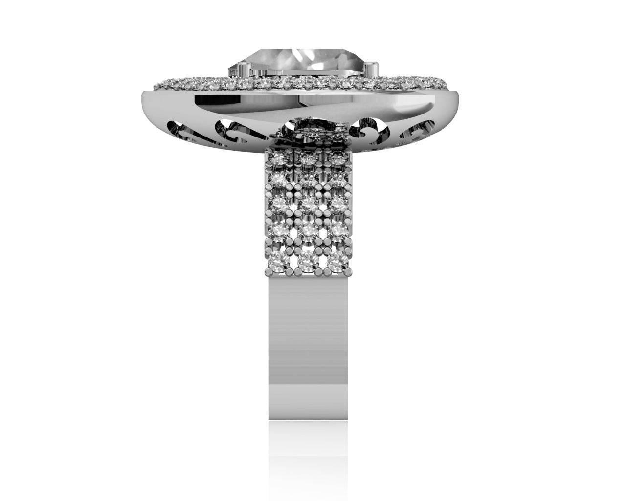 Juliet Golden Topaz Heart Ring - Jewelslane
