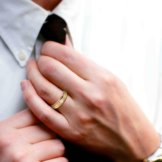 Juno diamond ring in 14k Gold - Jewelslane