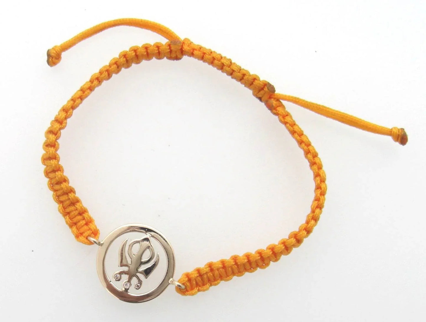 Khanda Bracelet in Gold 14k with Diamonds - Jewelslane