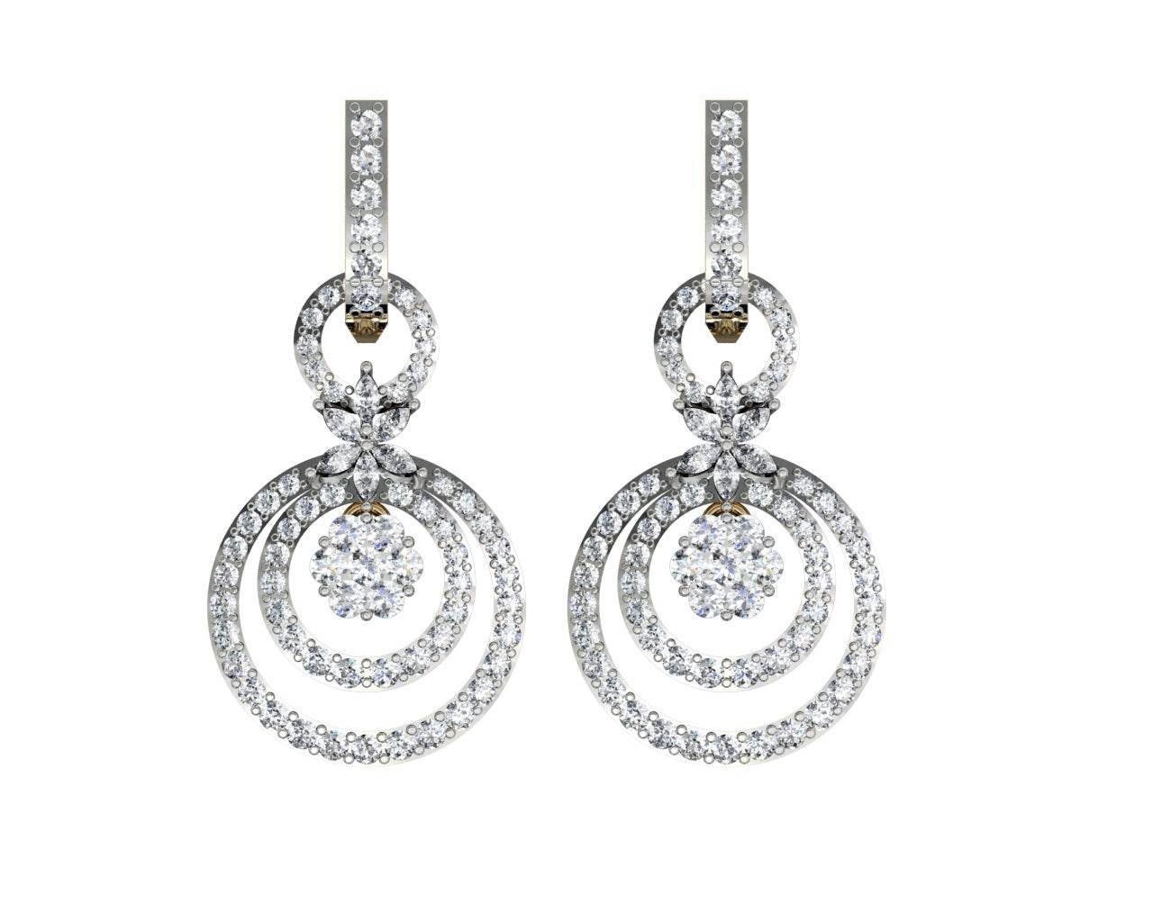 Kira Diamond Earrings - Jewelslane