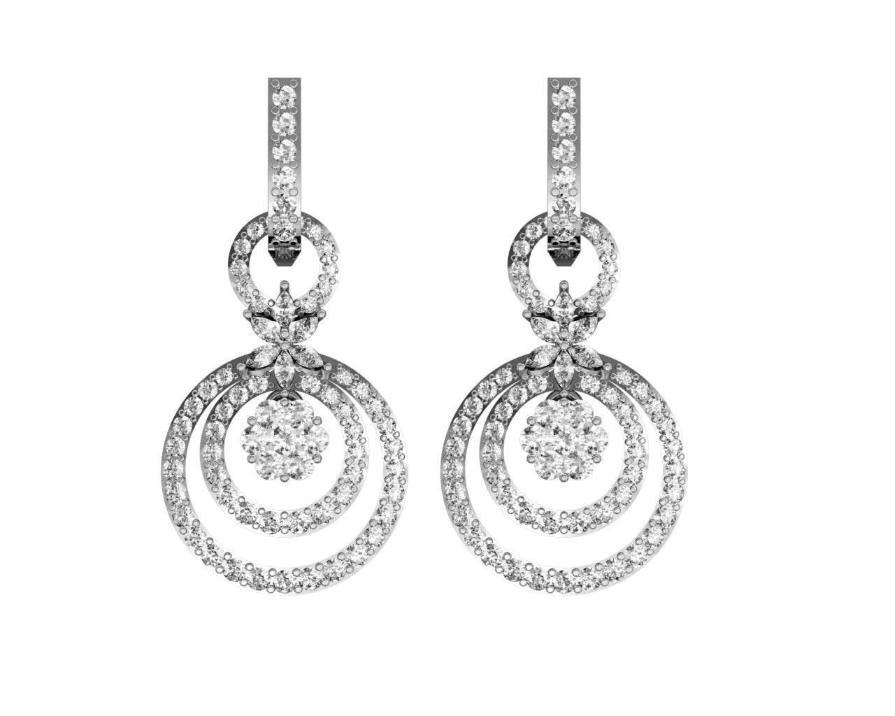 Kira Diamond Earrings - Jewelslane
