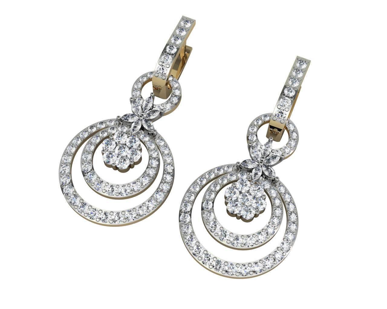 Kira Diamond Earrings - Jewelslane