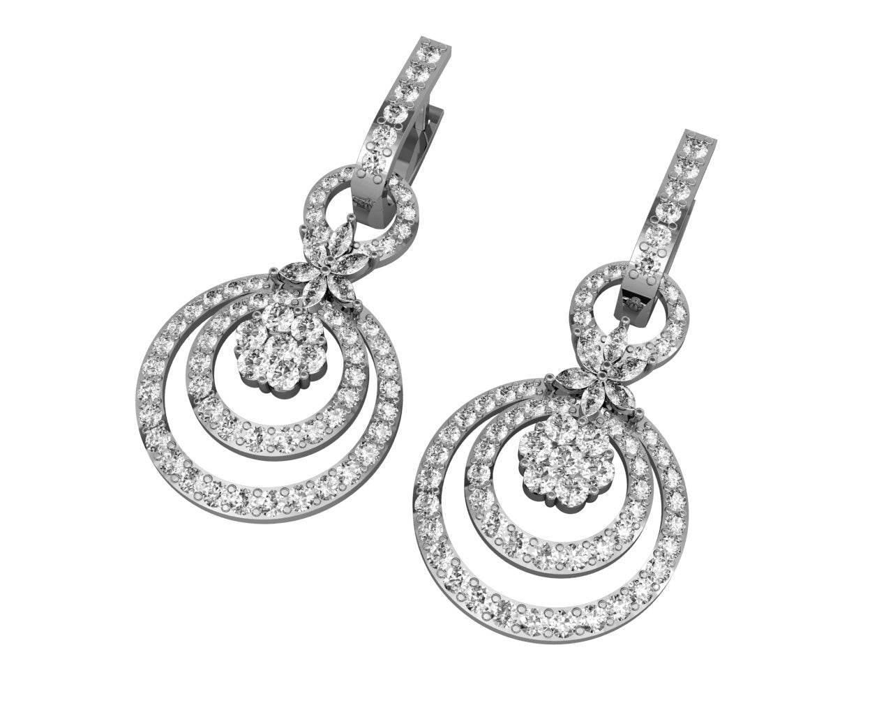 Kira Diamond Earrings - Jewelslane