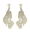 Leaf Earring with Diamonds - Jewelslane