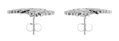 Leaf Earring with Diamonds - Jewelslane