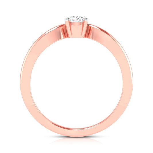 Leia diamond ring in 14k  Gold Additional Image 1
