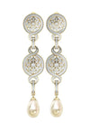 Long Delicate diamond Earrings - Jewelslane