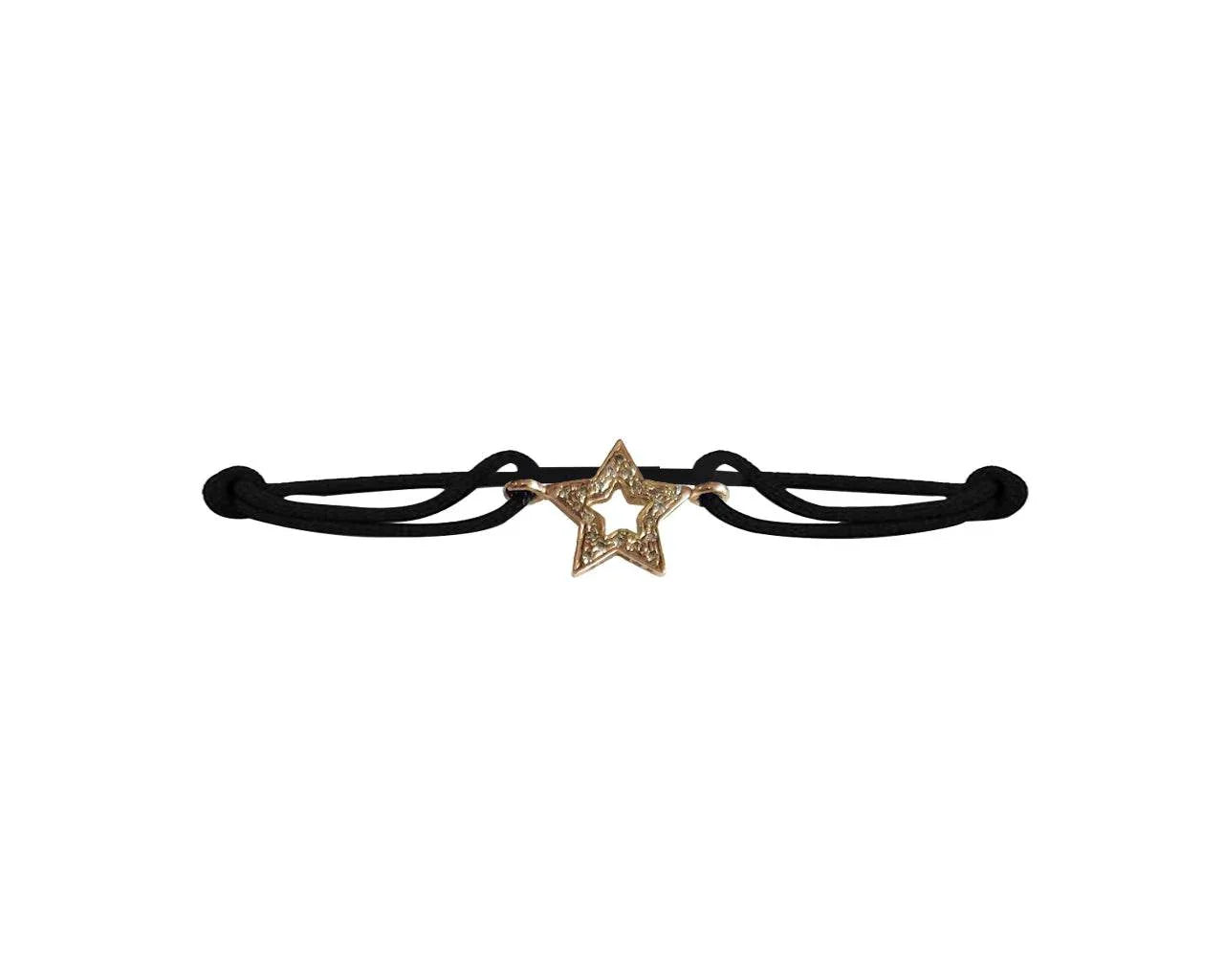 Valentines Star bracelet in gold with diamonds - Jewelslane