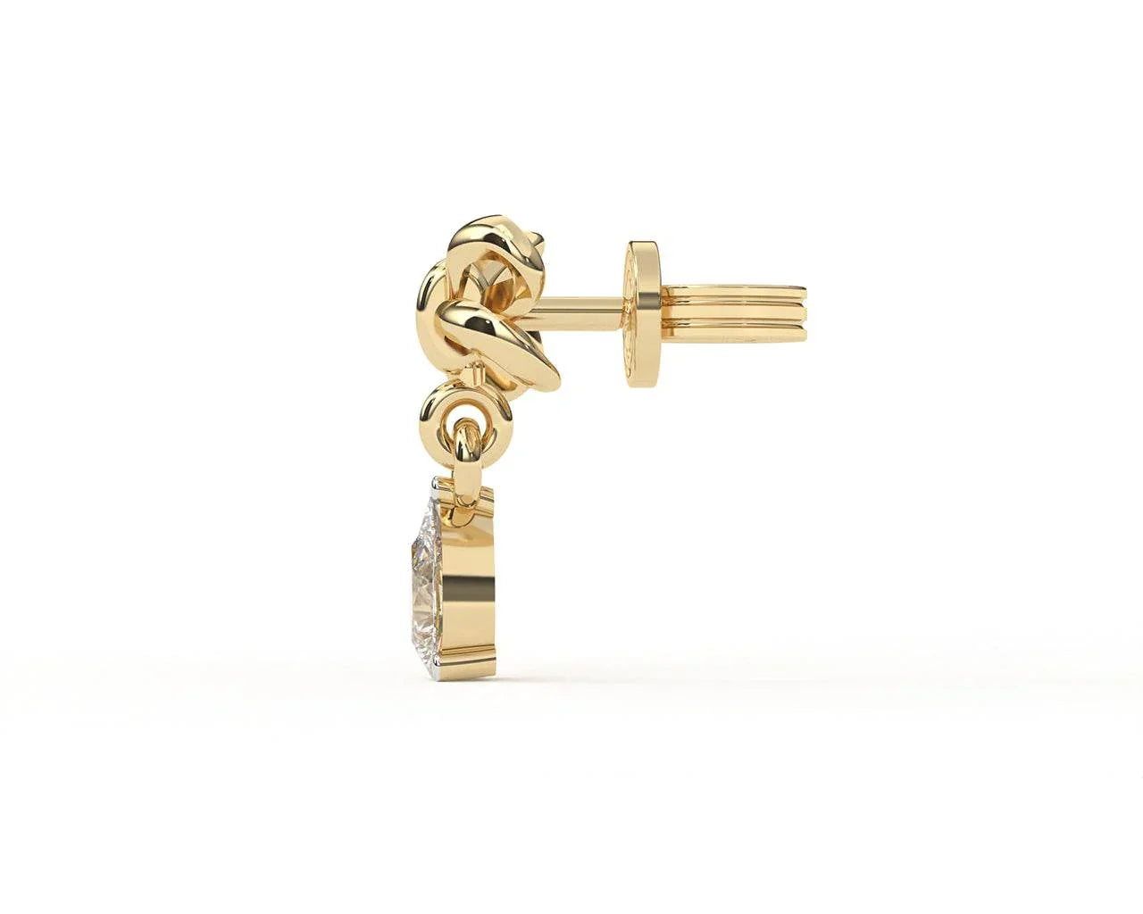 Marvel Diamond earrings in 14k Gold - Jewelslane
