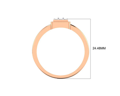 Matt Diamond Engagement Ring for Men - Jewelslane