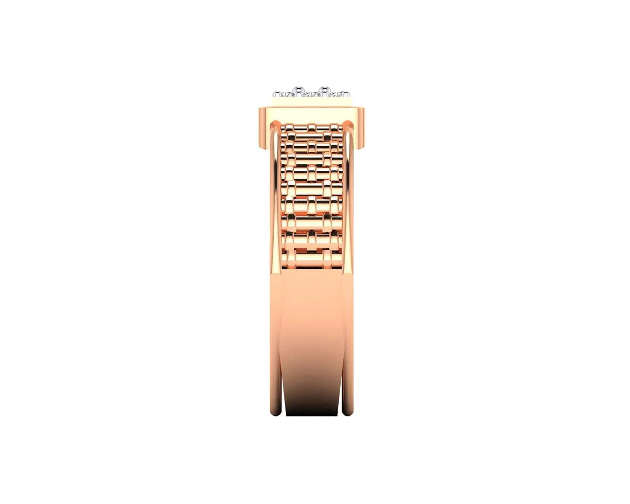Matt Diamond Engagement Ring for Men - Jewelslane