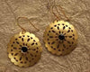 Gold Earrings with Smokey - Jewelslane