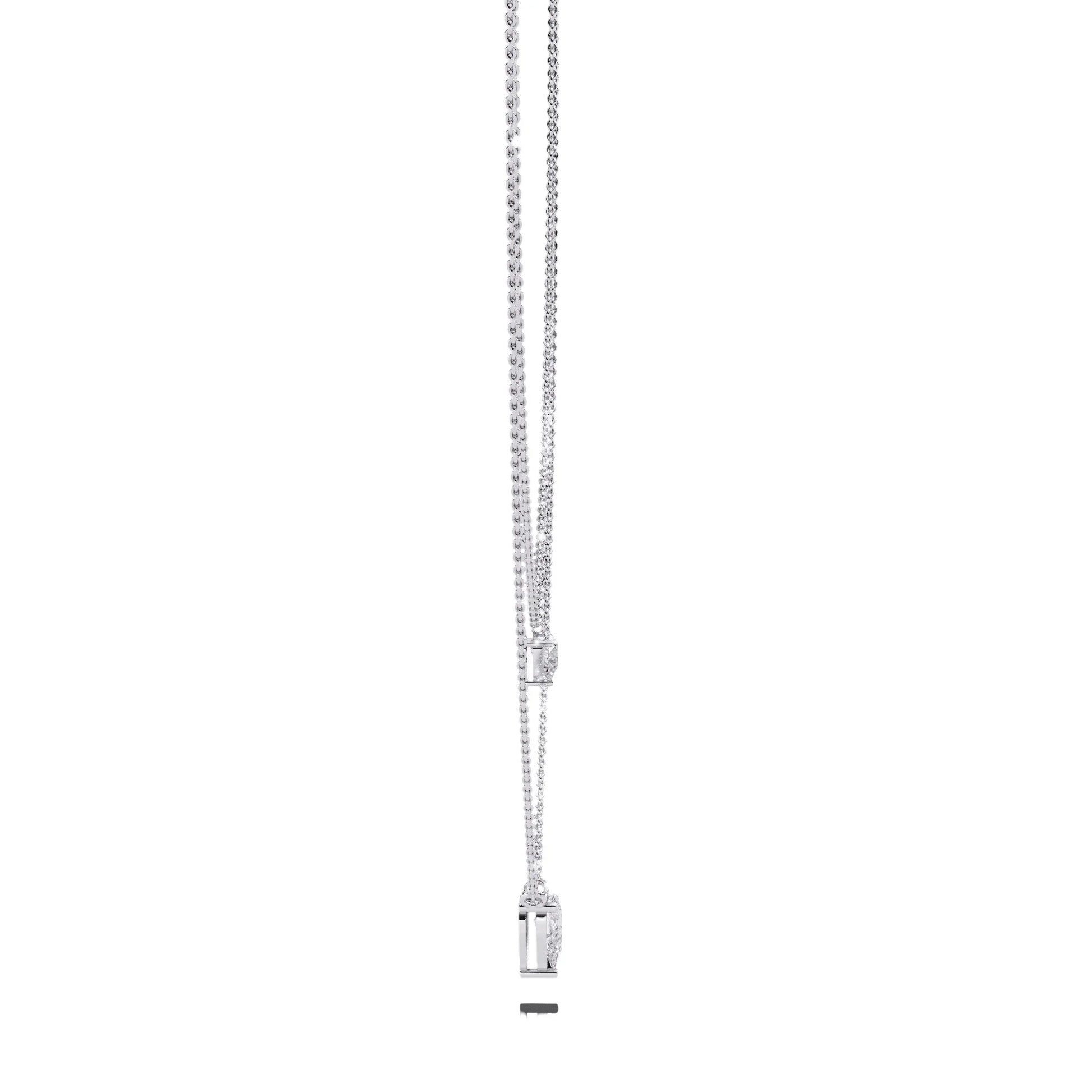 Nidhi Lab Grown Solitaire Diamond Necklace in 14k gold - Jewelslane