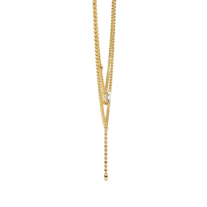 Nina Radiant Cut Lab Grown Solitaire Diamond Necklace - Jewelslane